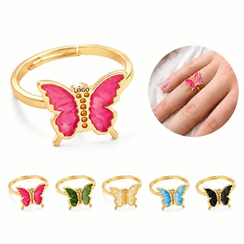 Adjustable Spinning Stainless Steel Fidget Ring for Stress