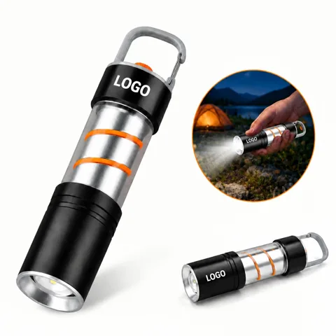 Portable LED Flashlight with Durable Aluminum Body