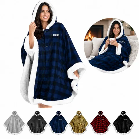 Oversized Hooded Blanket Sweatshirt for Cozy Lounging