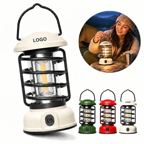 USB Rechargeable LED Camping Light with Brightness Levels