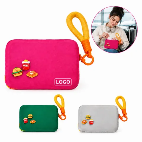 Water-Resistant Tech Accessories Storage Bag with