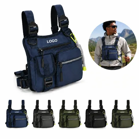 High Visibility Reflective Safety Vest Bag with Pockets