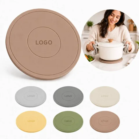 Silicone Heat-Resistant Coaster Mat for Table Protection