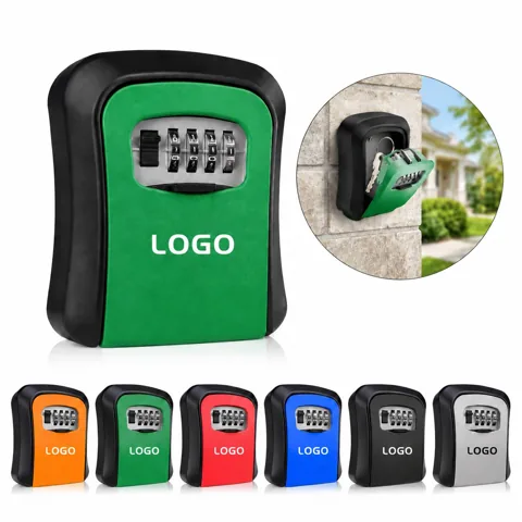 Wall-Mounted Metal Combination Lock Storage Box