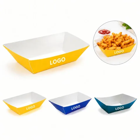 Durable Food-Safe Snack Trays with Raised Edges