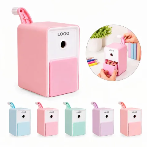 Manual Hand Crank Pencil Sharpener for Kids
