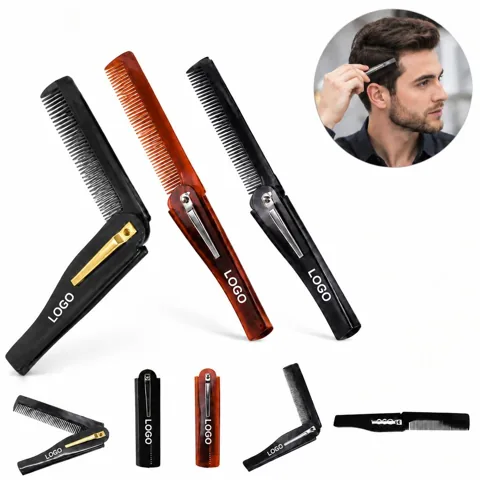 Collapsible Travel Hair Comb with Locking Mechanism