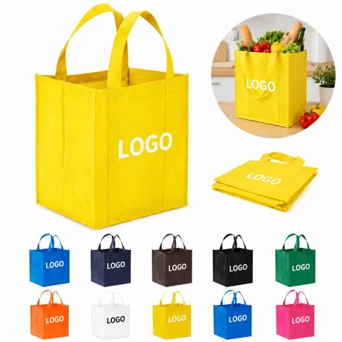 Reusable Nonwoven Shopping Tote for Groceries