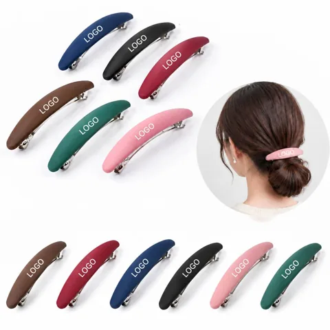 Candy-Colored Retro Hair Clip for Secure Daily Styling