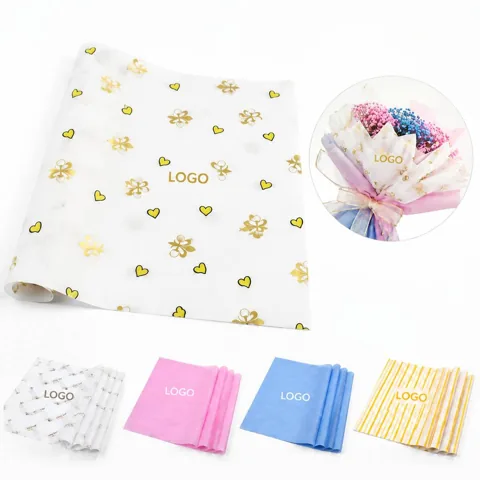 Semi-Transparent Tracing Paper for Wrapping and Drawing