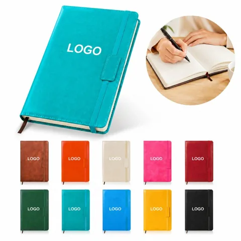 Hardcover A5 Notebook with Extra-Thick Bleed-Resistant Pages