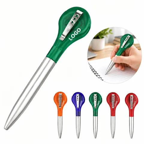 2-in-1 Ballpoint Pen with Retractable Tape Measure