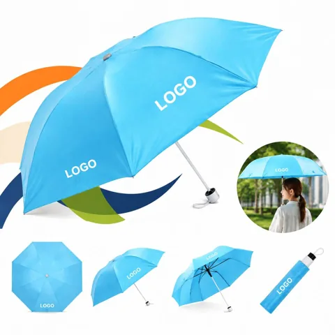 UV Resistant Auto Folding Sun Umbrella Compact Travel