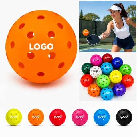 Outdoor Pickleballs with Seamless Polymer Construction