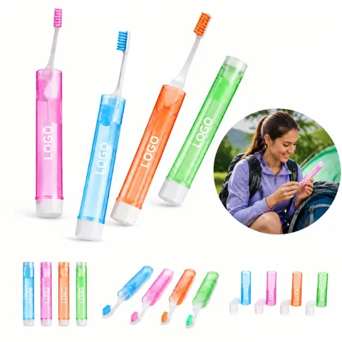 Portable Foldable Toothbrush for Travel and Daily Use