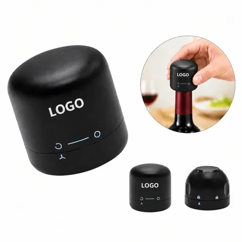 Glass Wine Bottle Saver with Air Pump Sealing