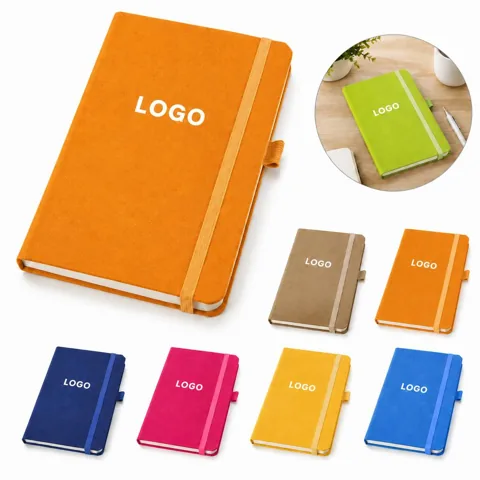 Compact Peel-Off Cover PU Notebooks for Daily Notes