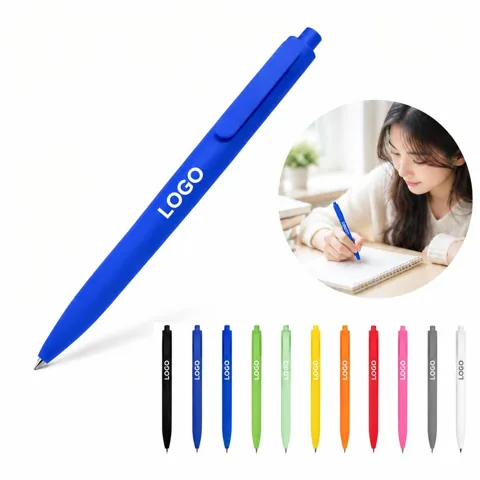 Smooth Writing Refillable Ballpoint Pen with Durable Clip