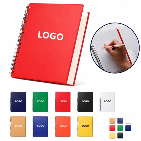 Thick Spiral Bound Notebook with Sturdy Cover