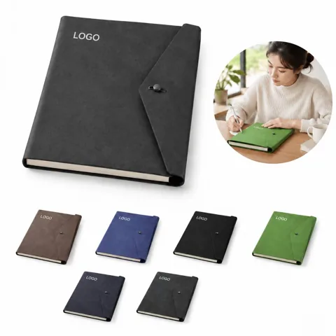 Vintage Style PU Leather Foldover Journal for Writing and