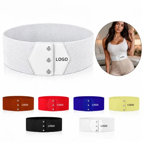 Women's Adjustable Stretch Waist Belt for Dresses and Skirts