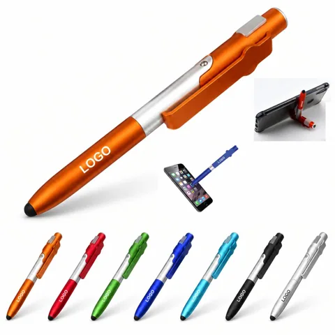 Multifunction LED Ballpoint Pen with Stylus Tip
