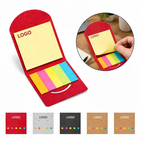 Self-Adhesive Kraft Note Pads for Reminders and Organizing