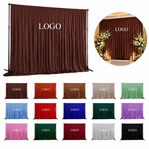 Elegant Milk Silk Tulle Ceiling Drape for Wedding Stage
