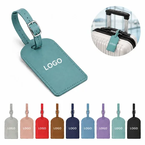 Animal-Free Durable Luggage Tags with Clear Window