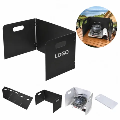Portable Outdoor Windshield Barrier for Camping Picnic