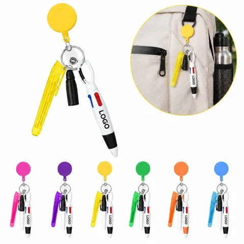 3-in-1 Retractable Nurse Pen Set for Quick One-Handed Use