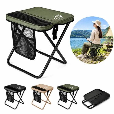 Portable Folding Camp Chair with Carrying Tote