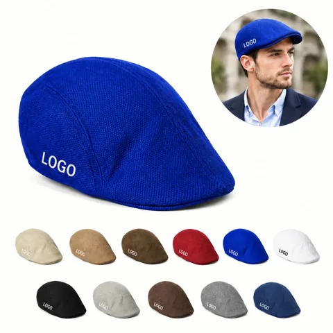 Breathable Lightweight Newsboy Beret Hat for Everyday Wear