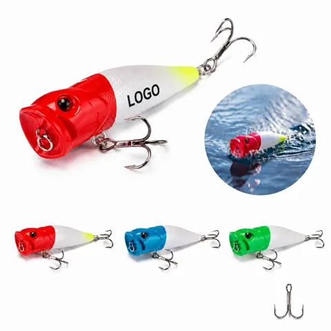 Topwater Popper Bass Lure with Splash Action