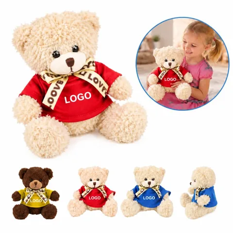 Personalized Soft Plush Bear for Custom Logo Gifting