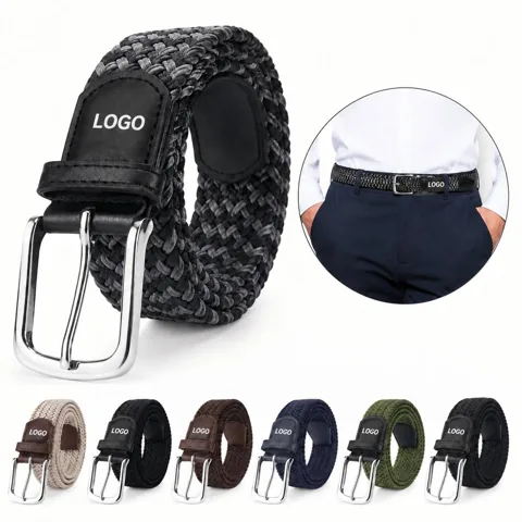 Adjustable Woven Elastic Belt for Men and Women