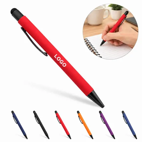 2-in-1 Metal Ballpoint Pen with Touch Screen Stylus