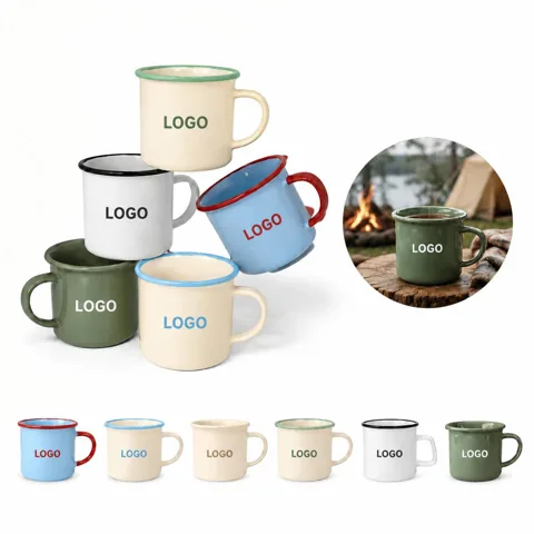Vintage Style Ceramic Coffee Cup for Hot Drinks
