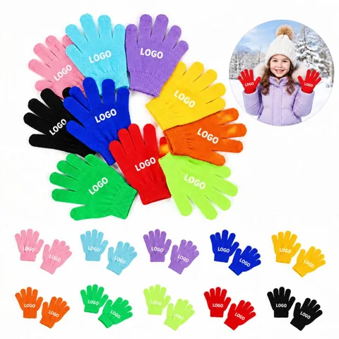 Water-Resistant Winter Gloves for Kids with Non-Slip Grip