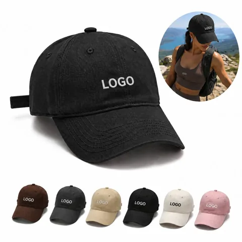 Adjustable Cotton Blend Soft Crown Baseball Cap for Adults
