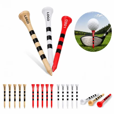 Hardwood Golf Tee Alignment and Support System