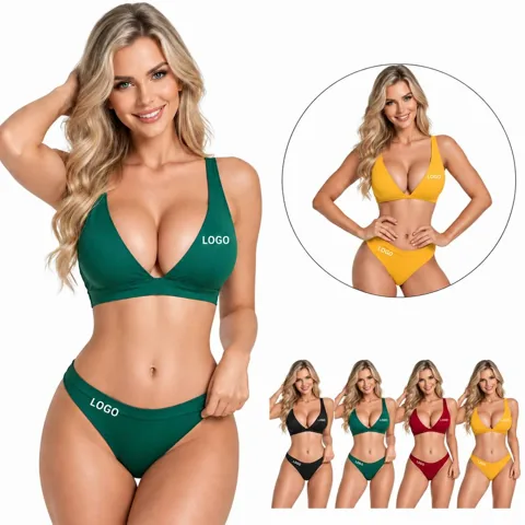 Sculpting Two-Piece Swimwear with Supportive Shaping Fit