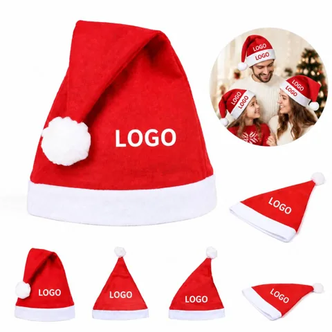 Christmas Cone Party Hat with Elastic Chin Strap for Holiday