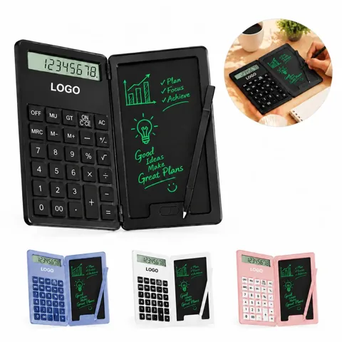 Multifunctional LCD Writing Tablet with Calculator Keypad