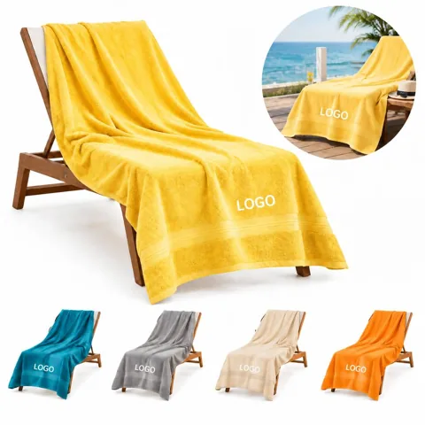 Premium Natural Cotton Bath Towel Soft Absorbent Quick Dry