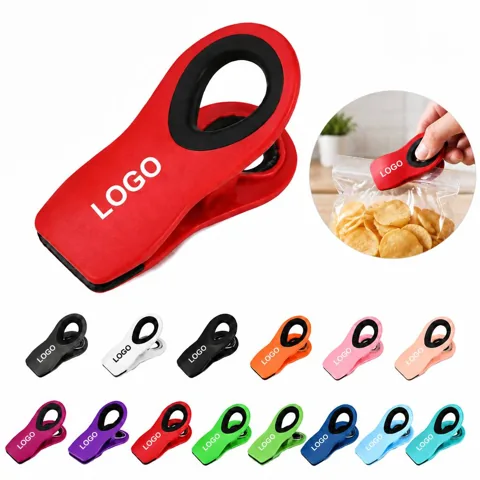 Refrigerator Magnetic Bag Sealing Clip for Food Storage