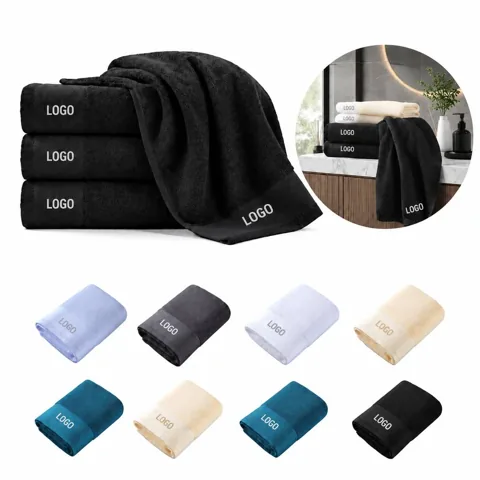 Premium Soft Absorbent Cotton Bath Towels for Spa Gym Travel