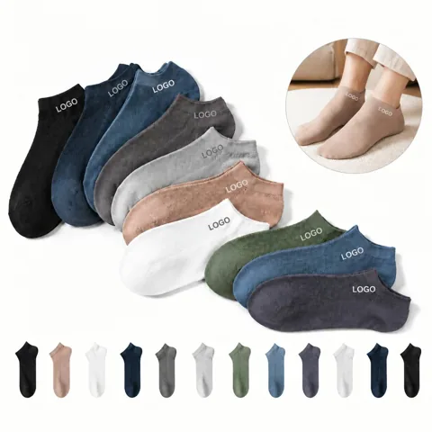 Men's Thin Breathable No-Show Summer Casual Socks