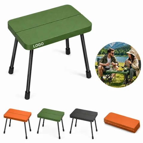 Portable Aluminum Folding Stool for Camping and Outdoor Use