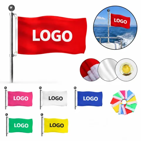 Adjustable Telescopic Promo Flag with Durable Fabric